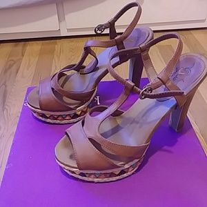 Brown heels